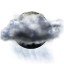 Partly cloudy with drizzle